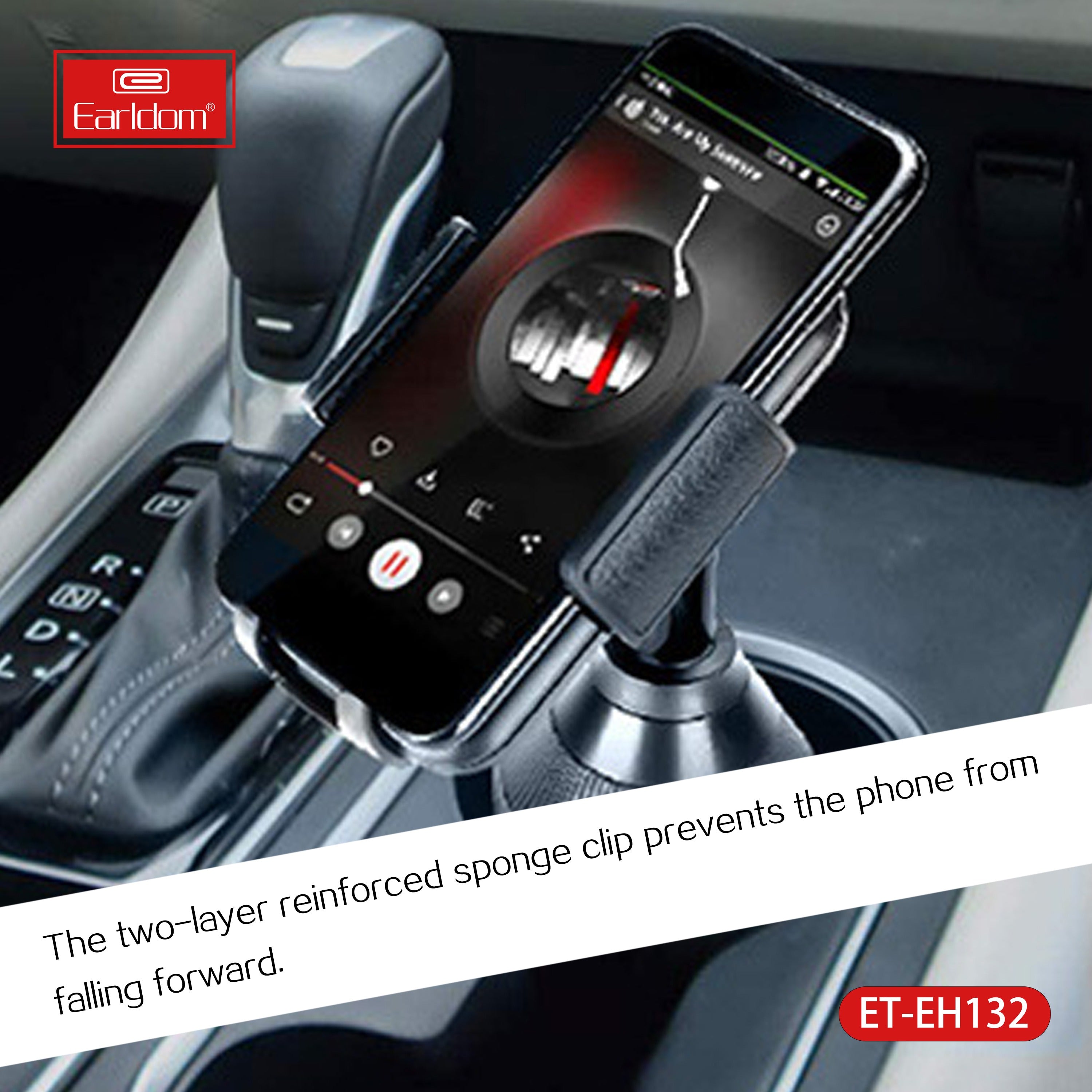 Earldom Gooseneck cup holder Universal adjustable gooseneck cup mobile phone stand Earldom Gooseneck cup holder Universal adjustable gooseneck cup mobile phone stand